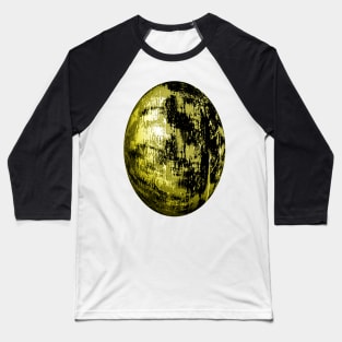 Green Abstract Egg Baseball T-Shirt